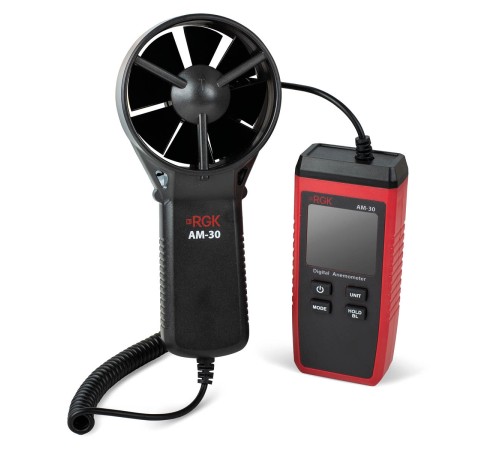 Комплект Анемометра RGK AM-30 и термогигрометра AMO H605