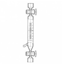 Бюретка 2 крана 150 мл (эскиз 3-92)